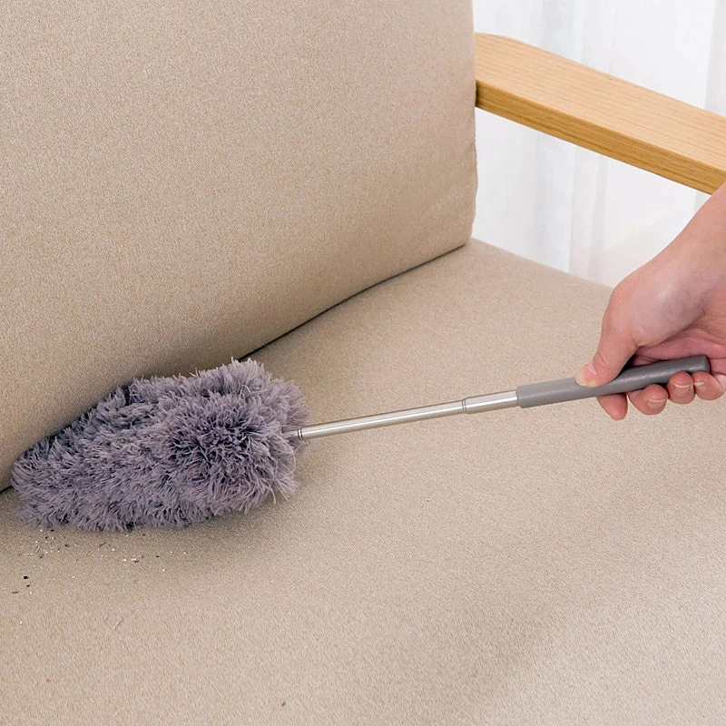 

HOT Selling Soft Microfiber Cleaning Duster Dust Cleaner Handle Feather Static Anti Magic Household Cleaning Tools