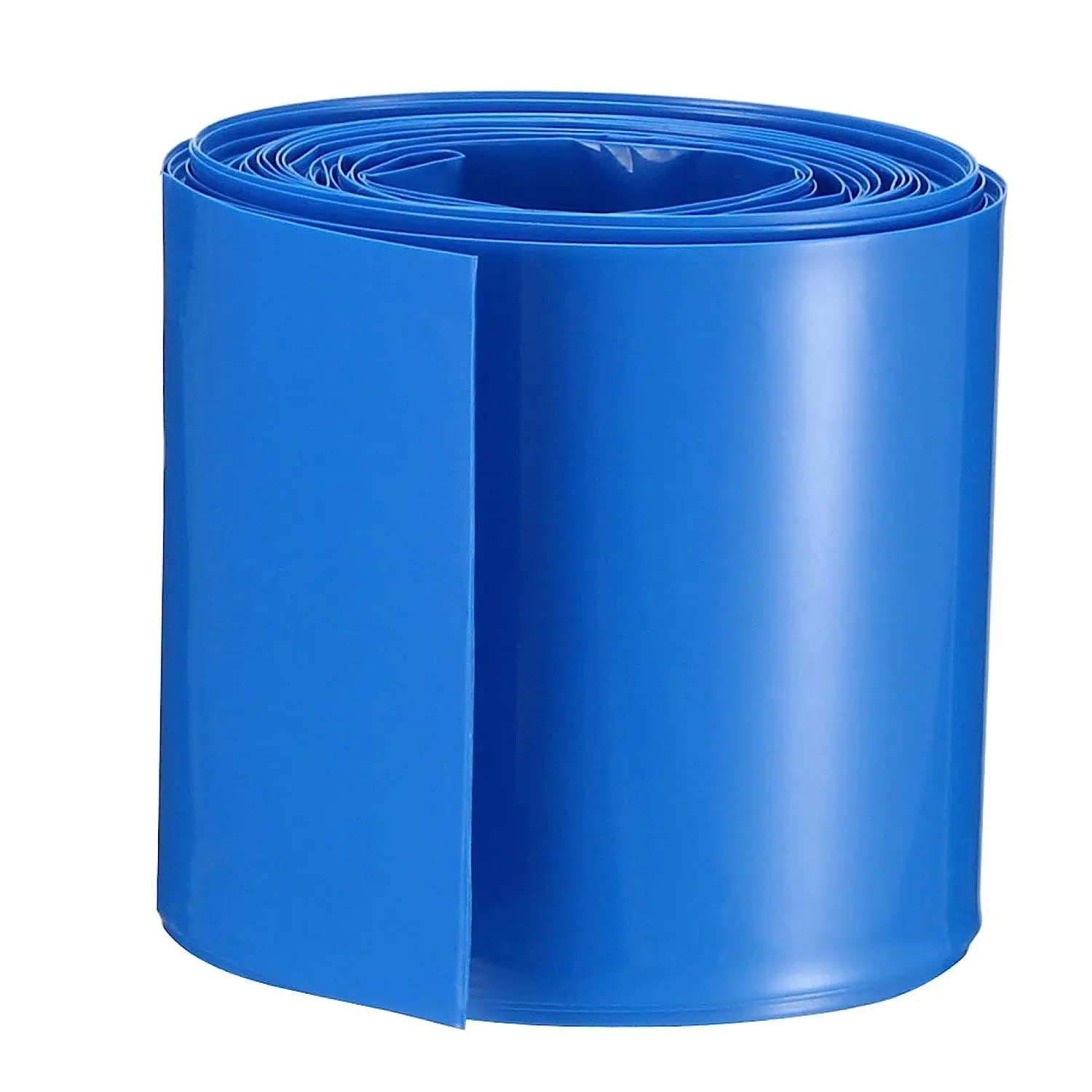 

Keszoox 43mm Flat PVC Heat Shrink Tubing Battery Wrap 5m Length for 26650 Battery Blue