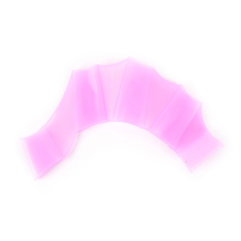 

1 PC Silicone Swim Hand Fins Swimming Pool Half Finger Flippers Swim Training Web Gloves