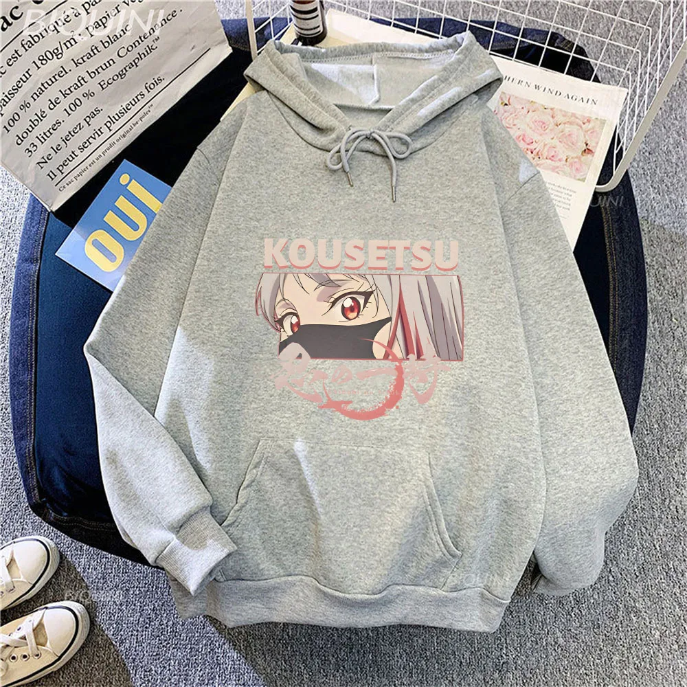 

Anime Kousetsu Shinobi No Ittoki Classic Hoodie Men Woman Autumn/Winter Long Sleeve Sweatshirts Cartoon Graphic Print Clothes