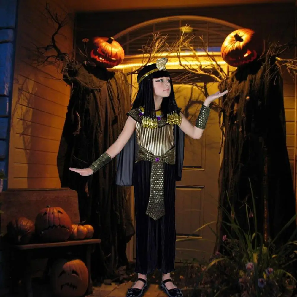 Детский Египетский Костюм фараона костюм для мальчиков и девочек египетского