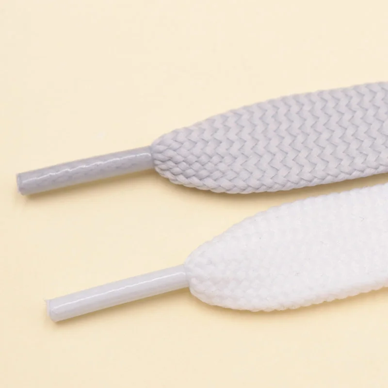 10Pairs 18MM Extro Wide Width Double Layer laces 10 Designs Solid Color Flat Shoes Strings Queen Force Shoelaces Cord