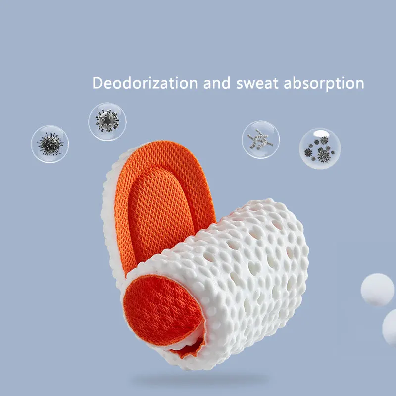 Boost insoles super soft step on feeling sports shock absorption breathable sweat absorption odor and pain high elasticity