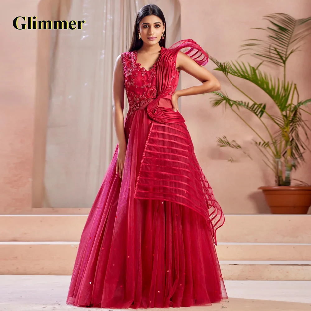 

Блестящие вечерние платья с V-образным вырезом, платья для выпускного вечера, платья для выпускного вечера, праздничные платья знаменитосте...