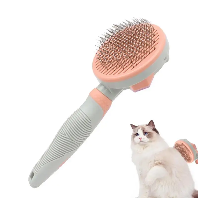 

Self Cleaning Cat Brush Dog And Cat Hair Remover Brush Dematting Grooming Pet Deshedding Tool Self Cleaning Undercoat Deshedding