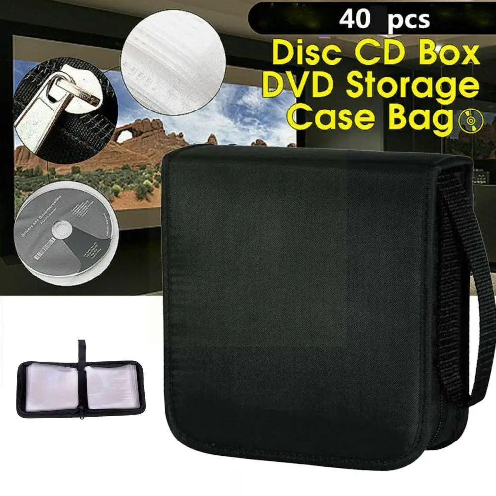 

Pure Color Can Hold 40 Pieces Of Cd Storage Bag 2021 New Z9c0