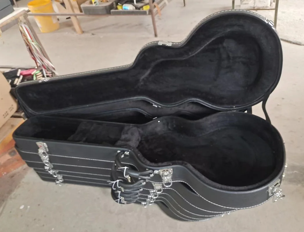 Чемодан для электрогитары. Ship NowLvybest Upgrade Черный 39-дюймовый футляр электрогитары с