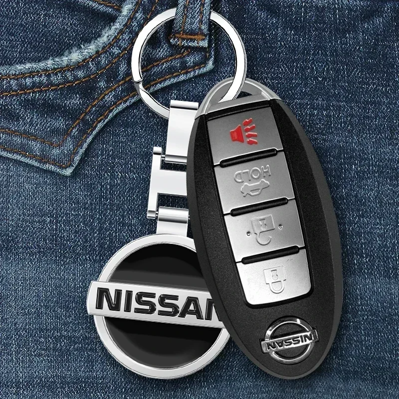 Металлический автомобильный брелок-подвеска двухсторонний брелок для ключей