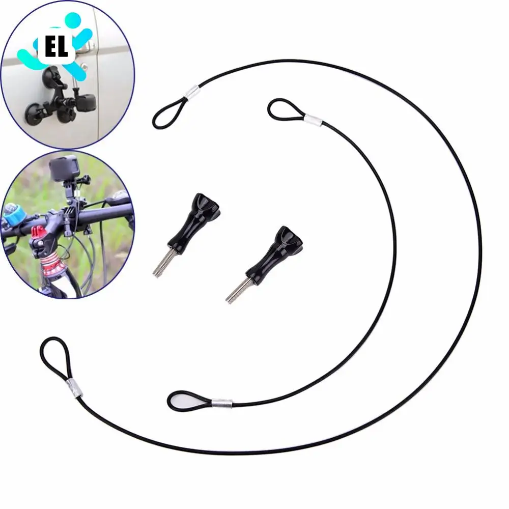 

Высококачественный трос из нержавеющей стали для GoPro HERO5 4 Session GoPro Hero 5 для Go Pro аксессуары 30/60 см