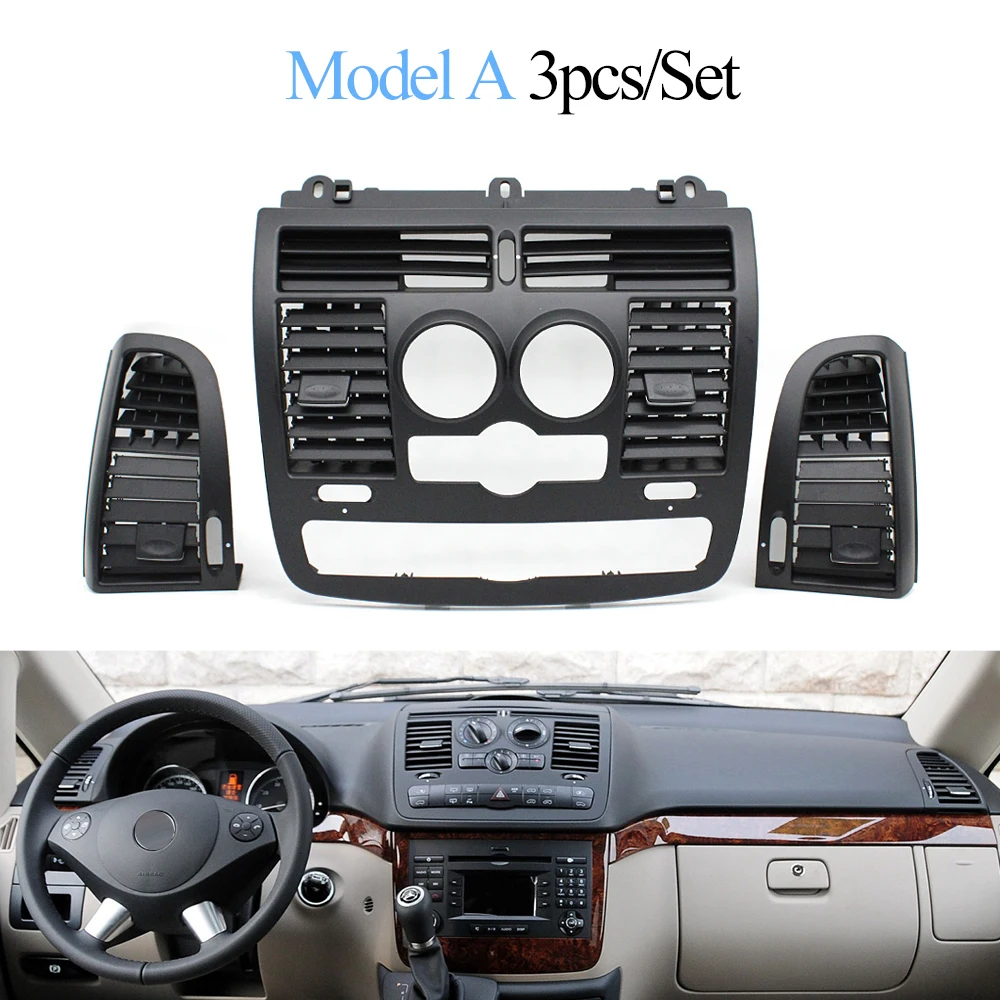 

Внутренняя левая и правая центральная средняя вентиляционная решетка переменного тока, крышка панели выхода воздуха для Mercedes Benz Vito Viano W636 W639 2004-2015