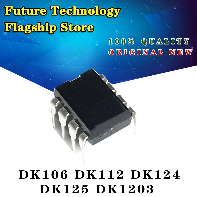 

10 шт. новый оригинальный DK106 DK112 DK124 DK125 DK1203 in-line DIP8 импульсный источник питания IC