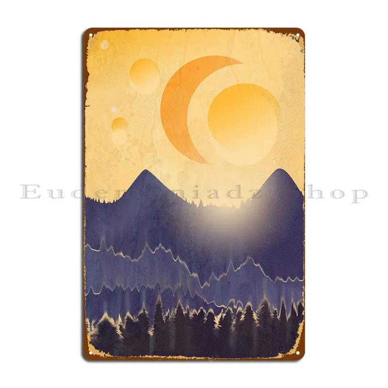 

Planets 1 Metal Sign Pub Garage Decoration Wall Decor Designing Cinema Tin Sign Poster