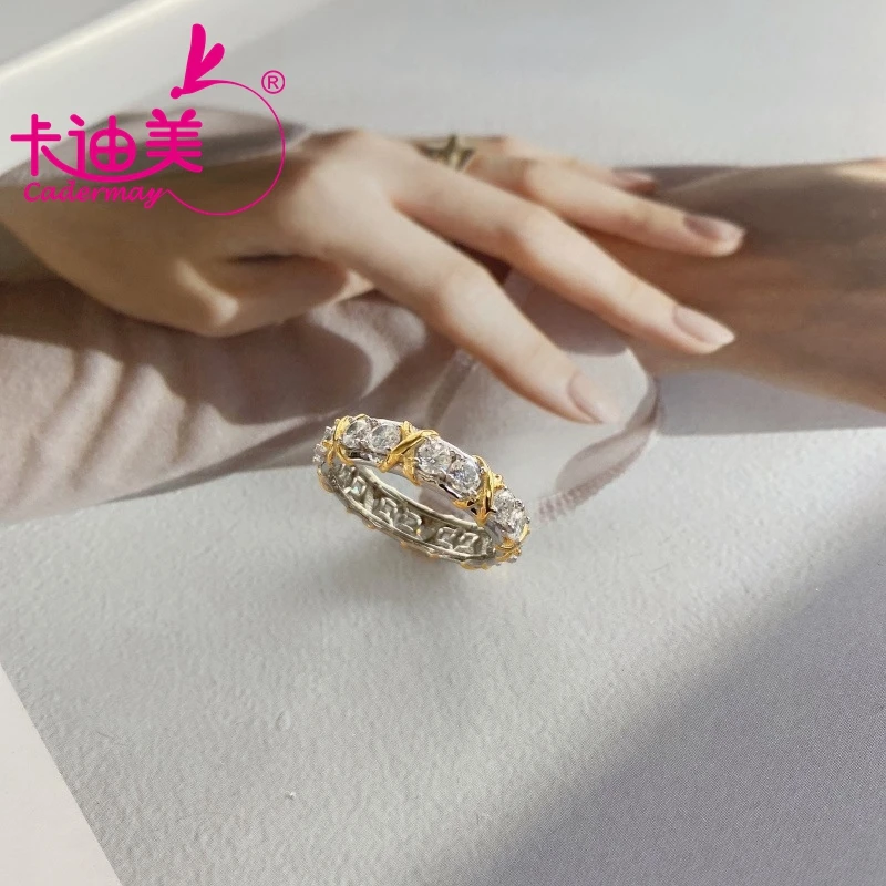 Кольцо из серебра 925 пробы с муассанитом 3 мм