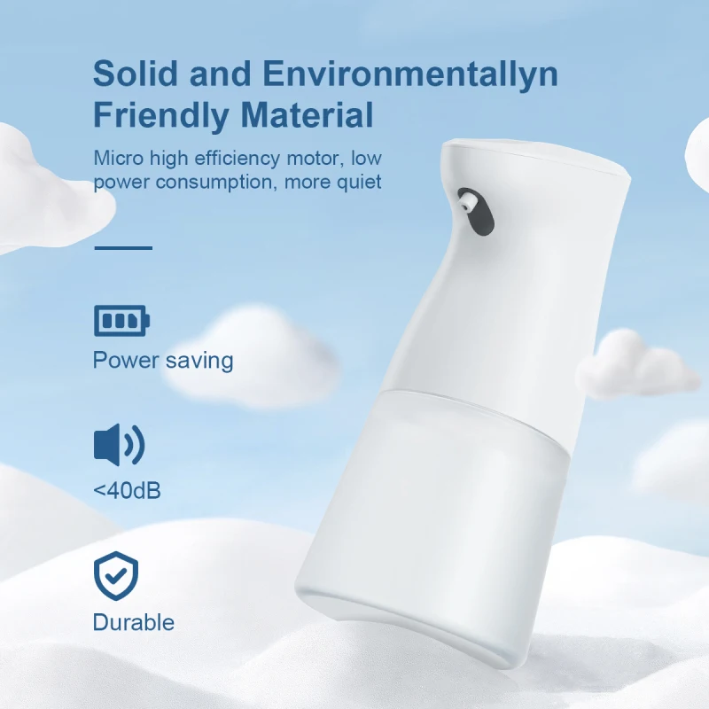 

450ML Automatic Soap Dispenser Touchless Infrared Intelligent Foaming Sprayer Hand Induction Alcohol Sterilization Spray Tools