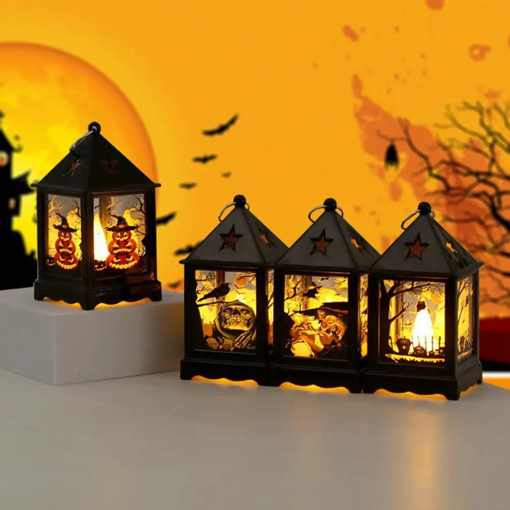 

Festive Halloween Spooky Led Halloween Decorations Realistic Candle Lights Hanging Ghost Lanterns Props for Home Party Halloween
