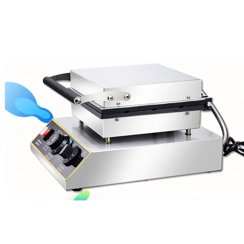 Коммерческая машина для приготовления бра квадратная вафельная печь мороженого