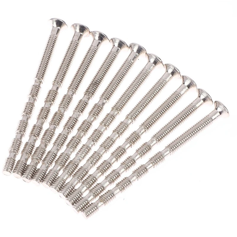 

Защелкивающиеся Антивор режущие винты крепления M4 X 60 мм/80 мм/100 мм дверная ручка запасные части цвет цинка белый никель противопожарная защ...