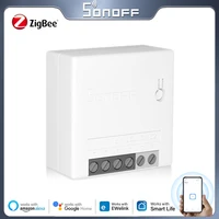 sonoff minir2 diy 2 way smart switch ewelink wifi automation switch module app remote control work alexa google home alice