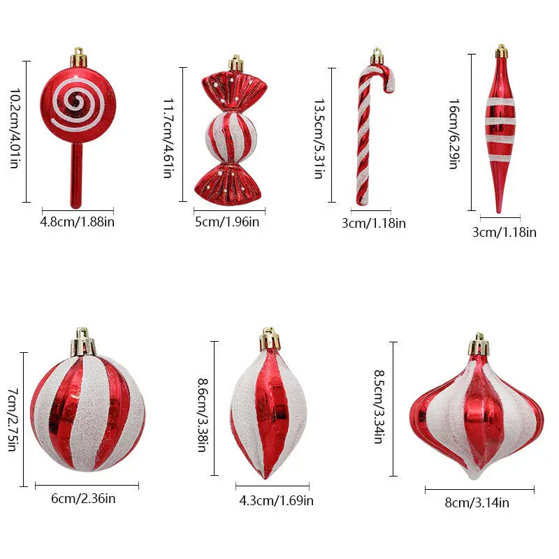 Рождественский кулон в виде конфет многотипный деревянный леденец подвесной