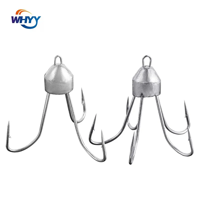 

WHYY Fishhook Anchor Fishhook Five Anchor Hook Five Claw Hook Fishing Gear Plumb Anchor Hook Three Claw Hook Fishing Jig Head