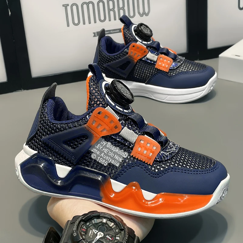 2023 Spring Summer Children's Sneakers Boys Running Shoes Fashion Breathable Mesh Sports Shoes Kids Sneakers zapatillas