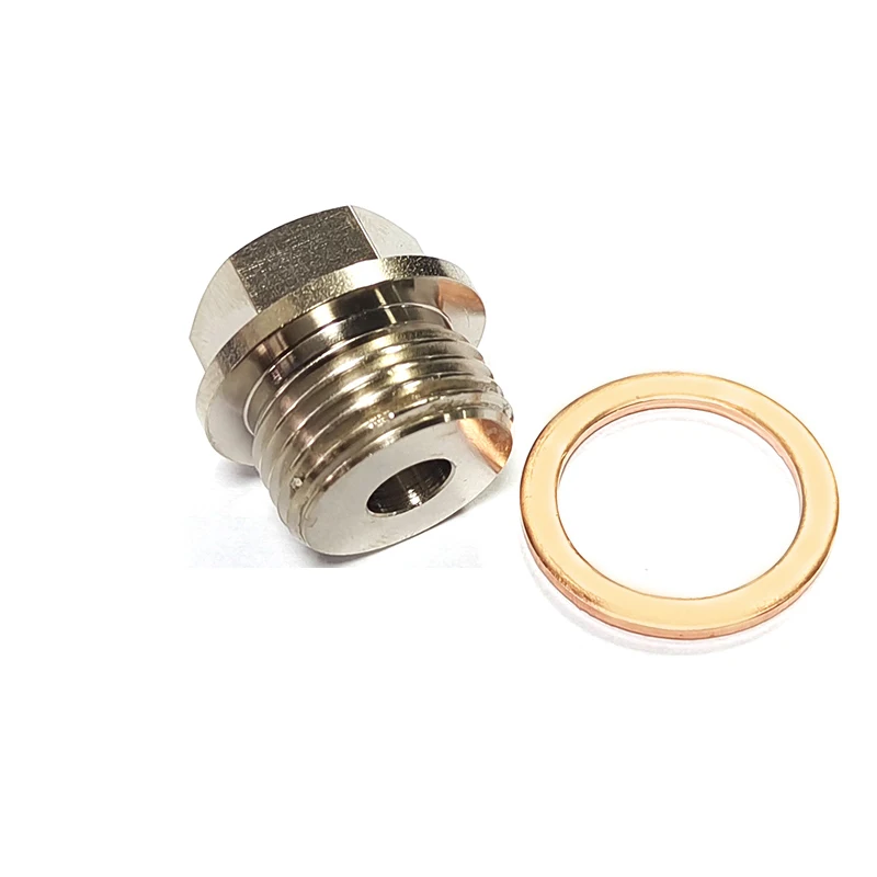 

Адаптер датчика, резьба M18x1.5 к 1/8NPT, датчик температуры выхлопной воды, NPT, температура охлаждающей жидкости, фитинг-датчик с прокладкой