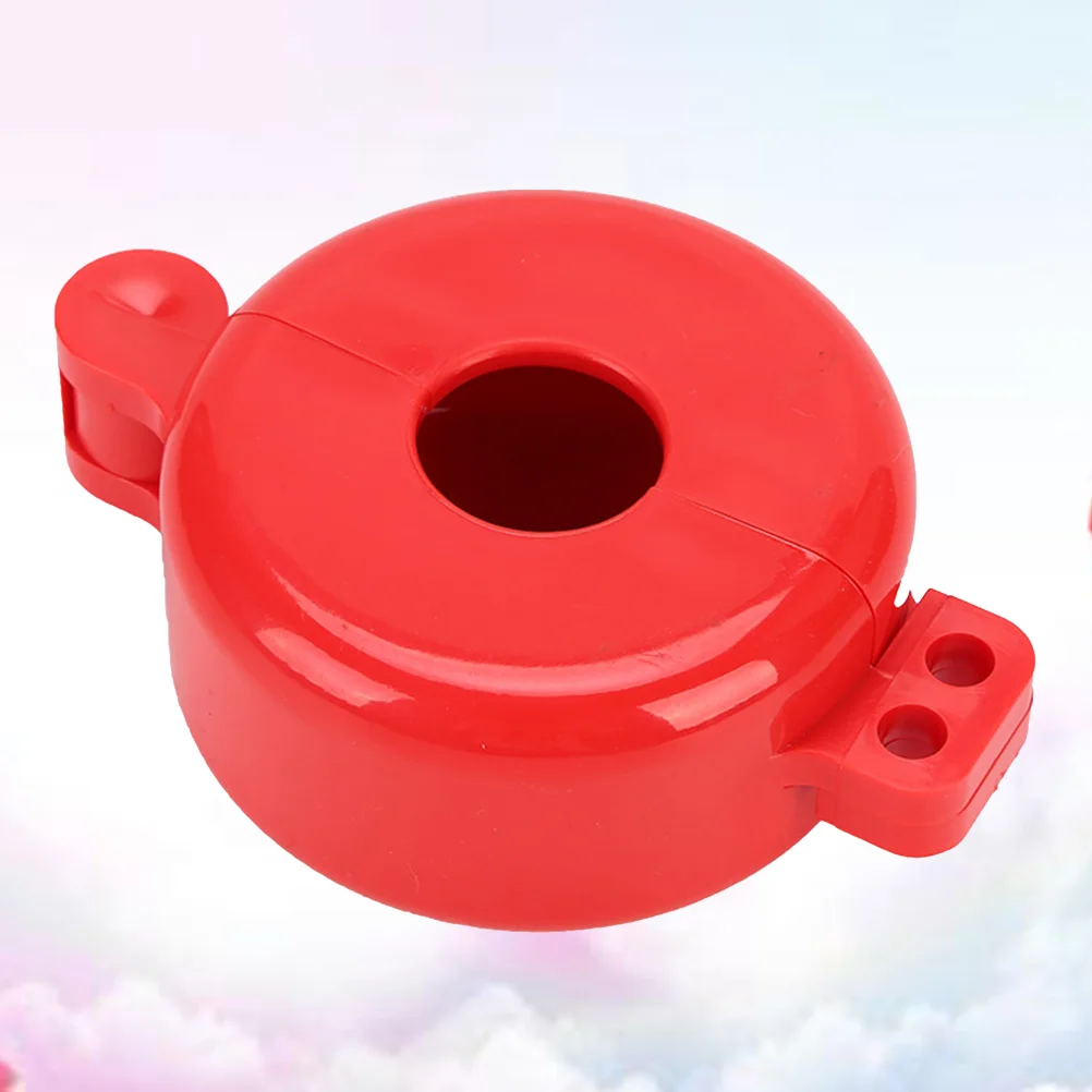 

Plastic Tank Lock Natural Liquefied Gas Tank Anti-theft Lock Home Gadget Safet Guard Tool for Home Restaurant Shop (Red)