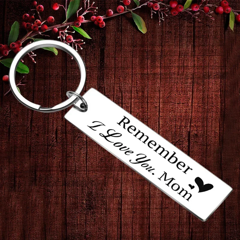 Очаровательный брелок на день матери для мамы подарки ключей памните я люблю