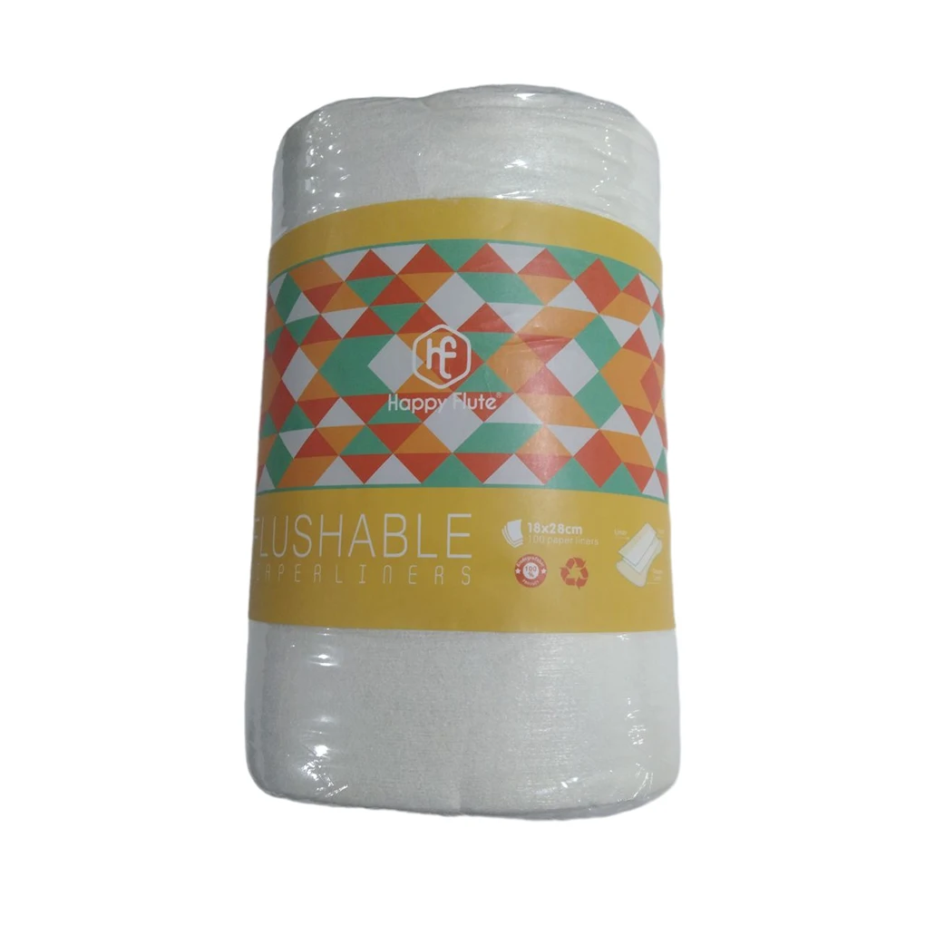 

100pcs roll Disposable Bamboo Fiber Diaper Liners Infant Baby Eco-friendly Soft Cloth Nappy Insert