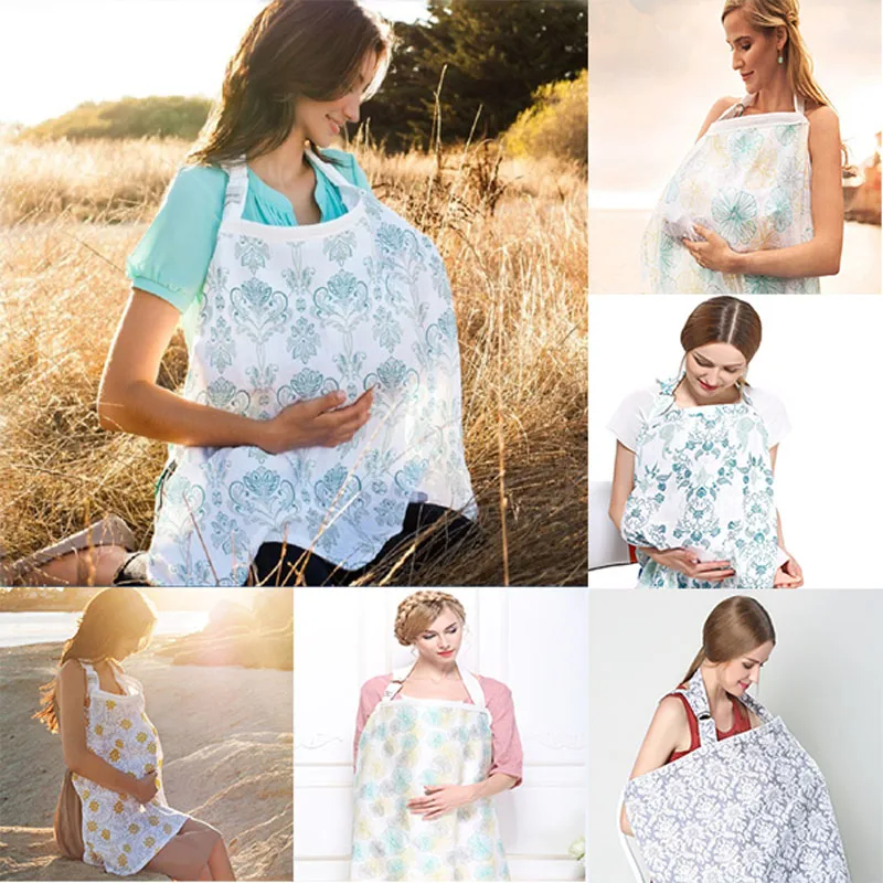 Buy Baby Breastfeeding Nursing Cover Breast Feeding Scarf Newborn Cloth Infant Blanket Mum Apron Mother Nurse Cape on
