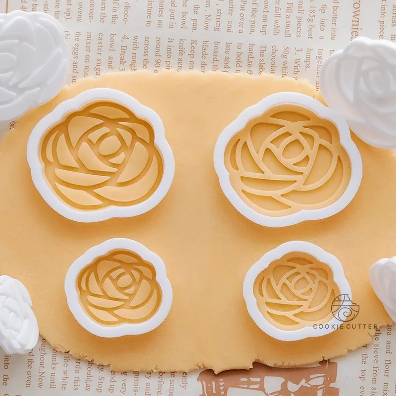 Формочка для печенья с розами 3D форма на День святого Валентина прессованный