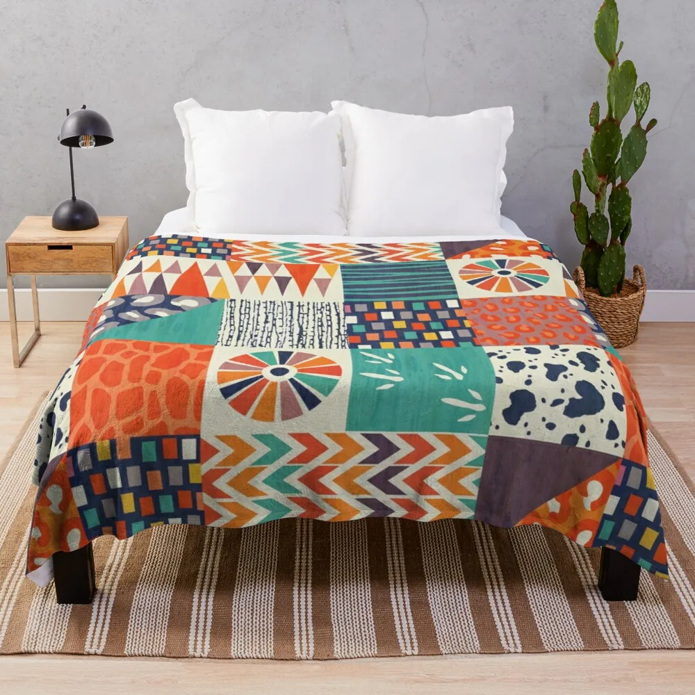 

Из Африки, декоративное одеяло для дивана, дизайнерское одеяло