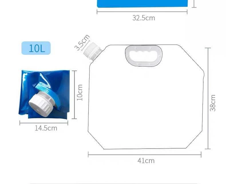 Складной контейнер для воды объем 10 л