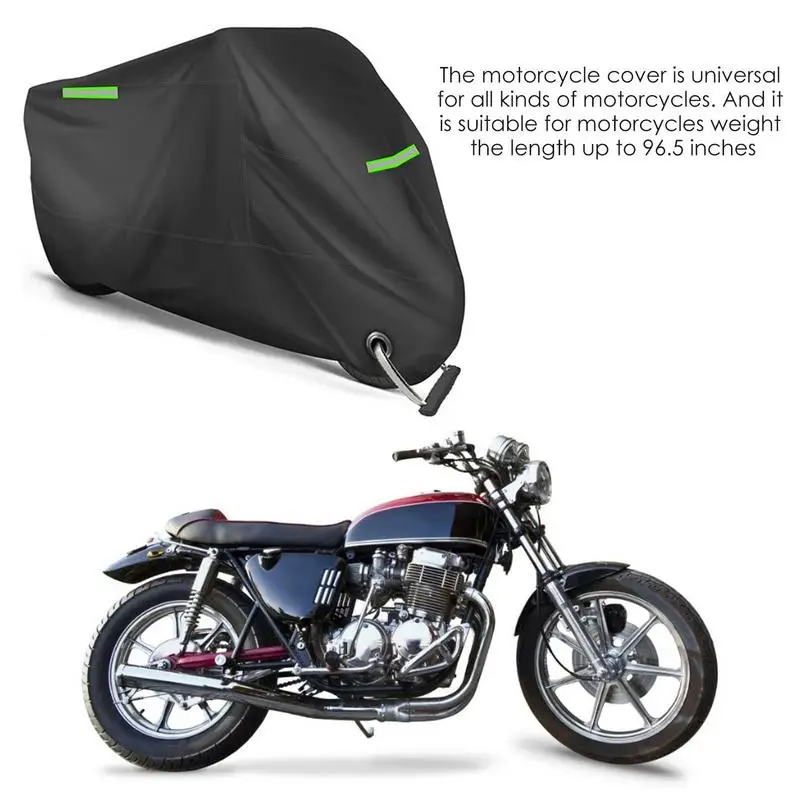 

Motorcycle Rain Cover Dust Proof Snow Protection All Season Universal Motorcycle Cover Waterproof Bike Cover Outdoor Accessories