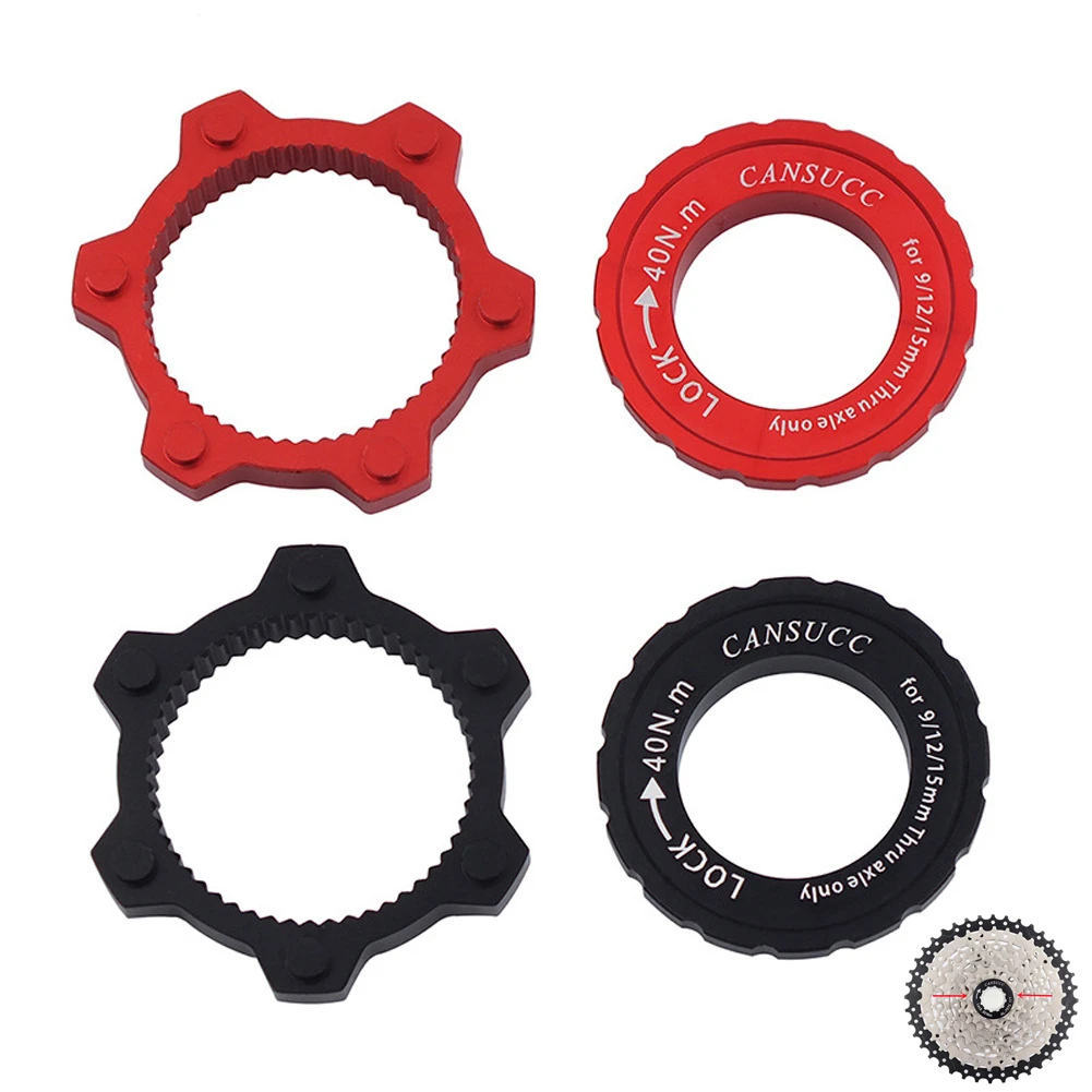 

BCD44MM Bicycles Center Lock To 6-Bolt Brake Rotors Bike Hub Disc Brake Rotor Adaptor Middle Lock Disc To Six-pin Disc Adapter