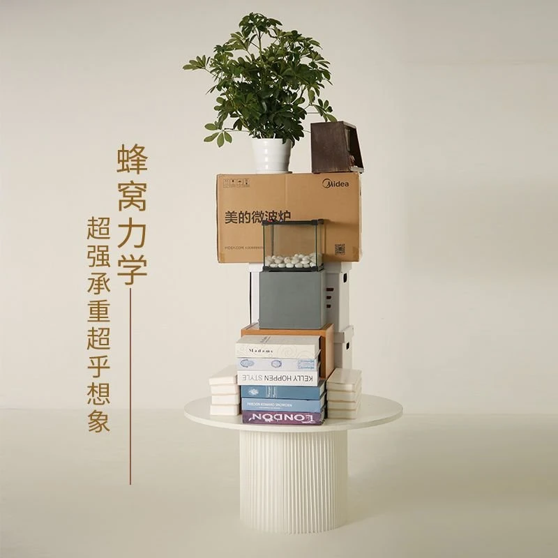 Креативный круглый стол для дома гостиной Белый журнальный столик спальни