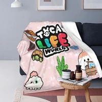 toca boca toca boca 2021 toca life world throw blanket sheets on the bed blanket on the sofa decorative bedspreads
