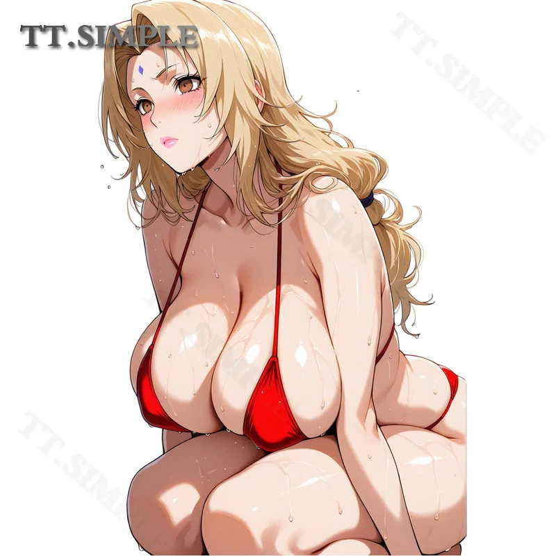 TT сексуальная девушка аниме виниловые наклейки для автомобиля, мотоцикла, доски для серфинга, украшения холодильника