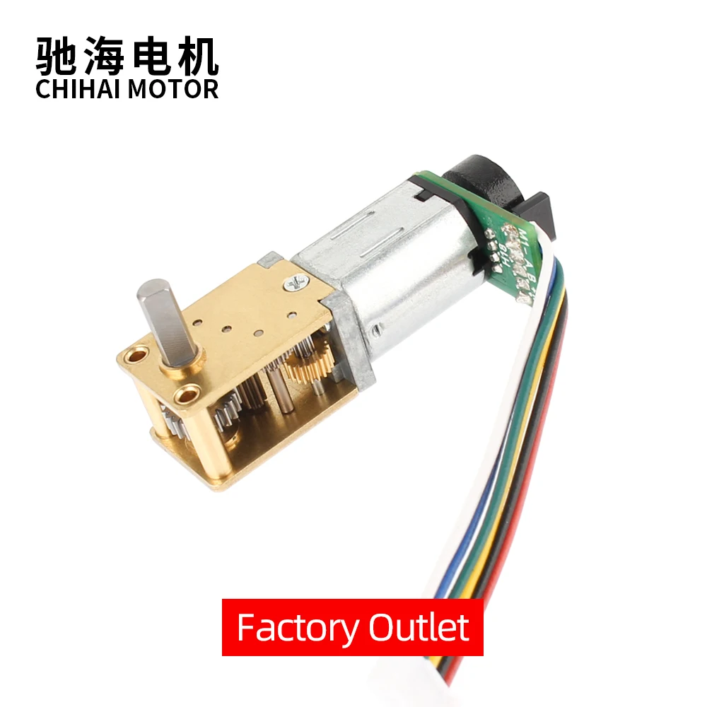 

CHIHAI MOTOR Червячный мотор-редуктор CHF-GW12T-N20ABHL 3-12В