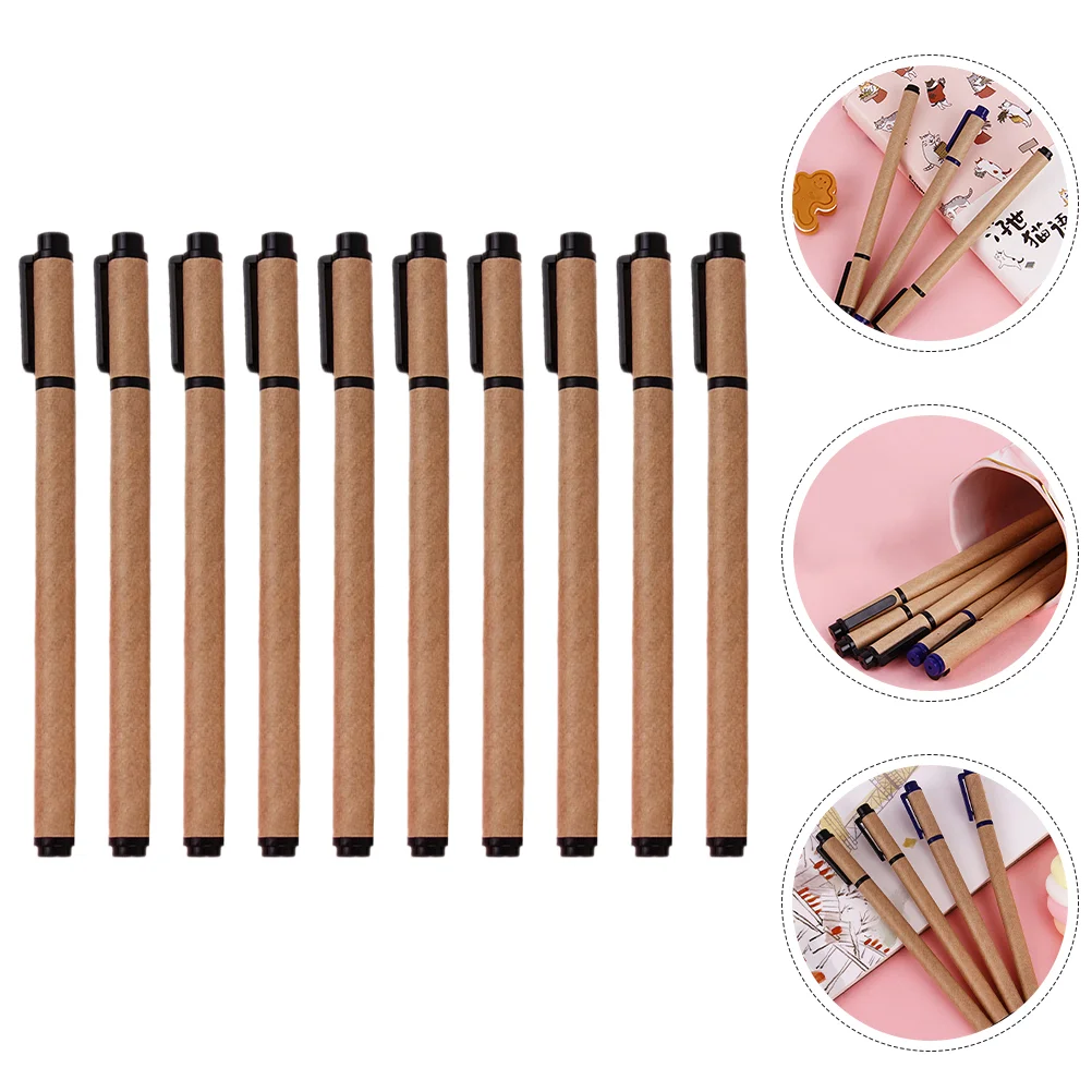 

10 Pcs Office Writing Pens Gel Ink The Gift Adorable Accessories Plastic Prize Gifts