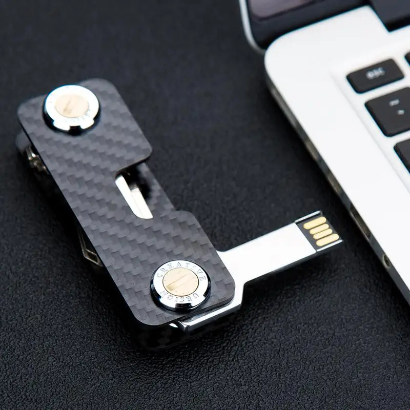 Органайзер для ключей Компактный держатель Металлический брелок