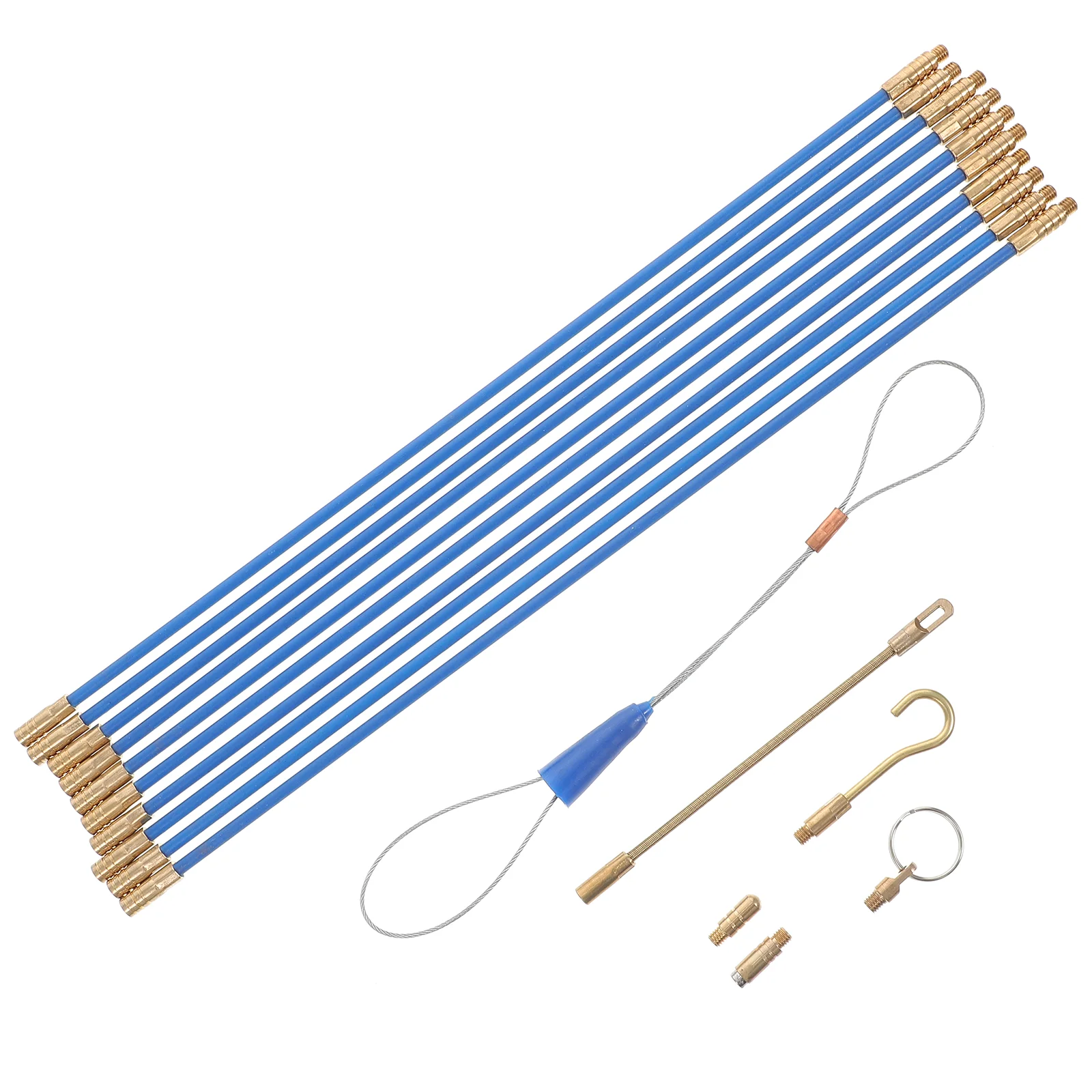 

Kitwire Electrical Tapetools Fiberglass Puller Push Runningrods Cable Coaxial Electrician Rod Connectable Glow Sticks