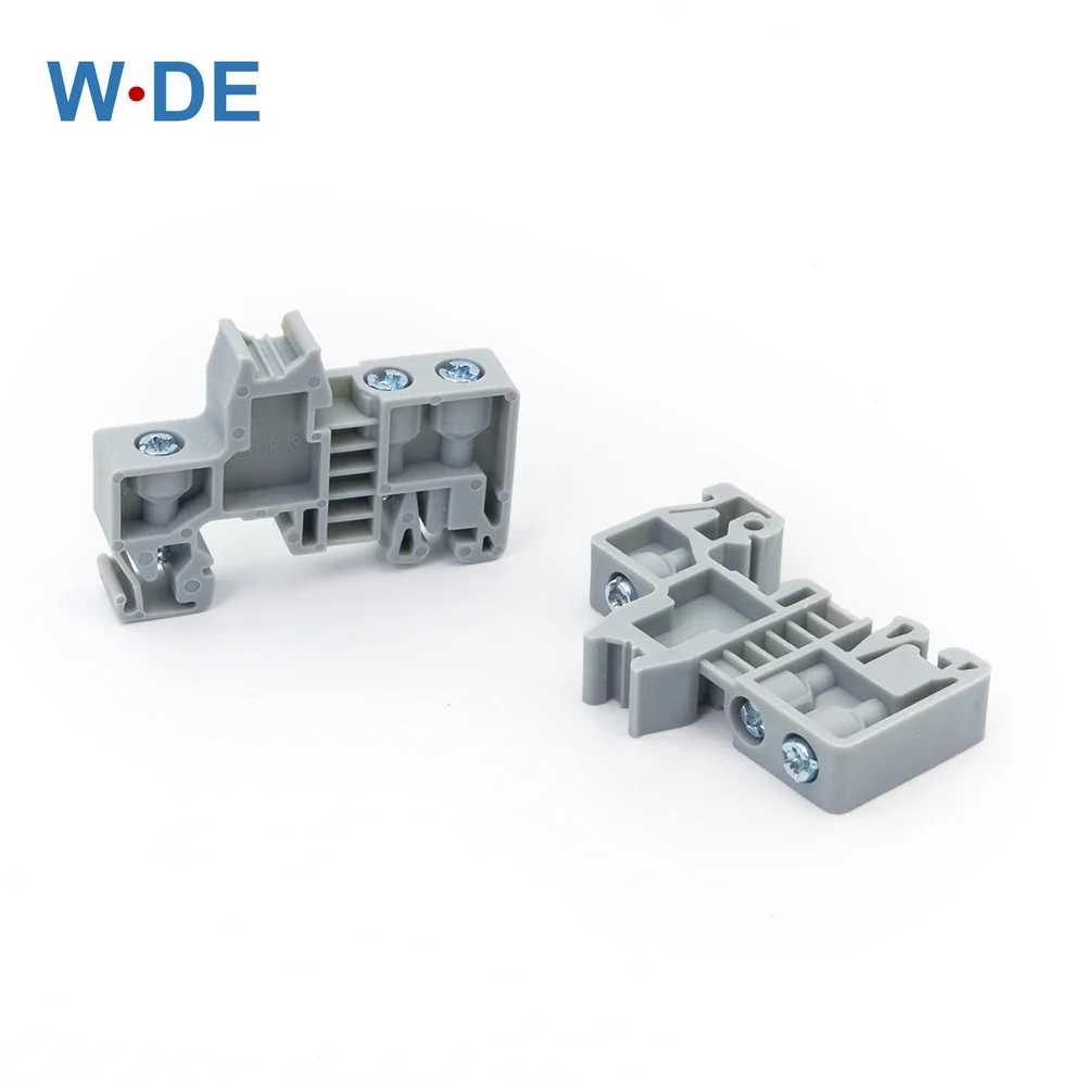 100 шт. производитель E/UK и E/UK-2 концевой упор для клеммных колодок кронштейн на