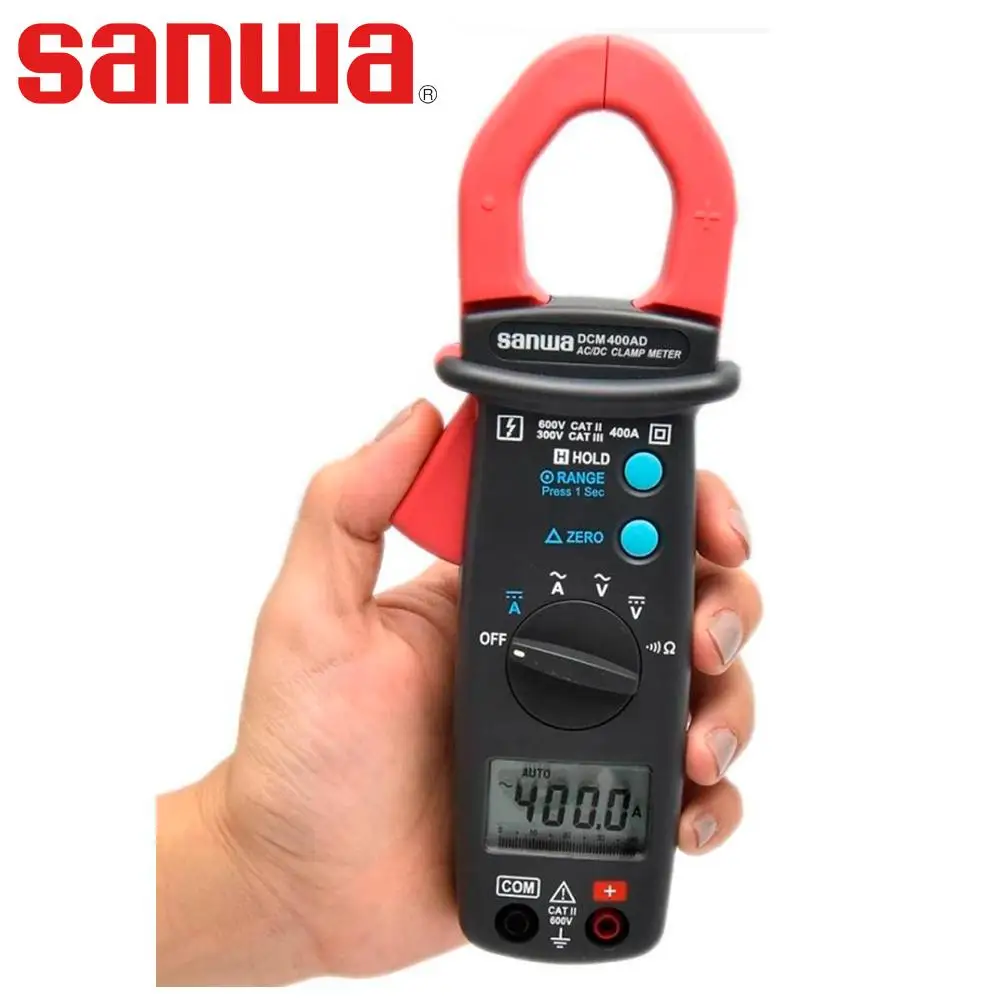 Цифровой зажим Sanwa DCM400AD