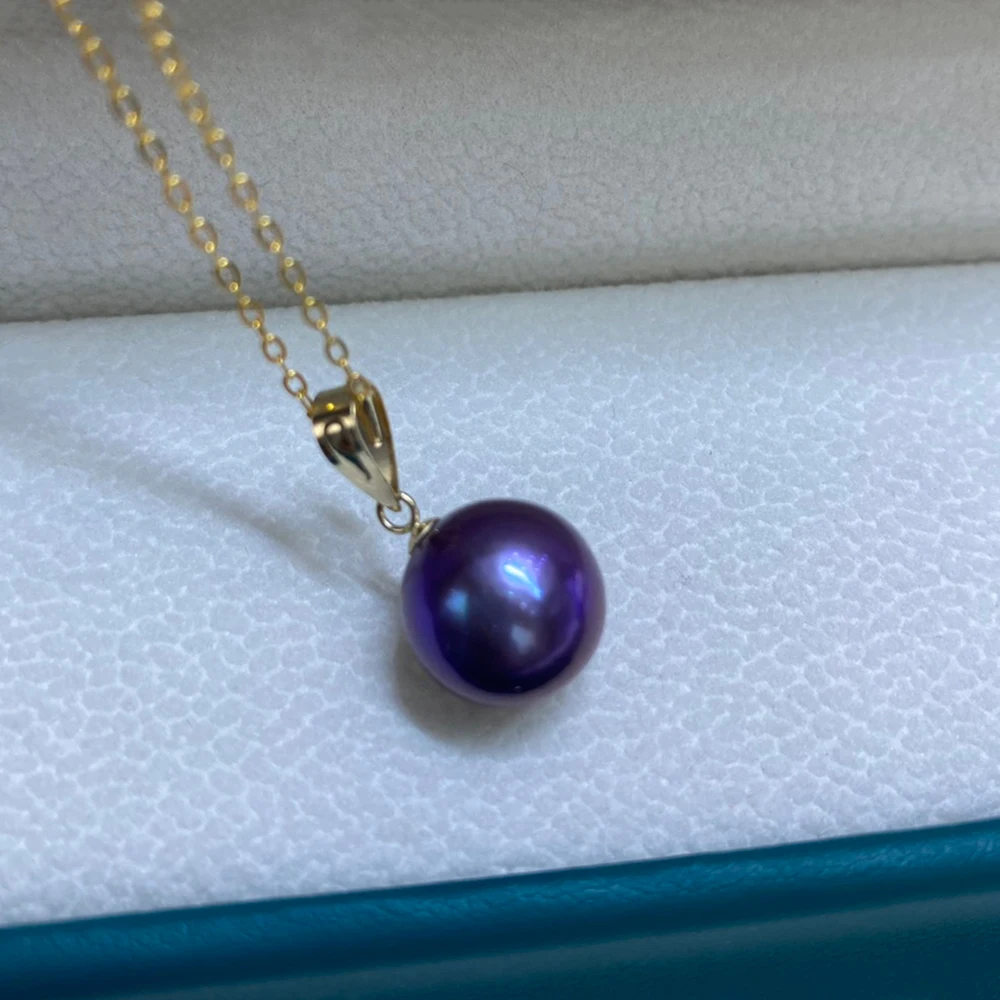 Подвеска с натуральным жемчугом 10-11 мм