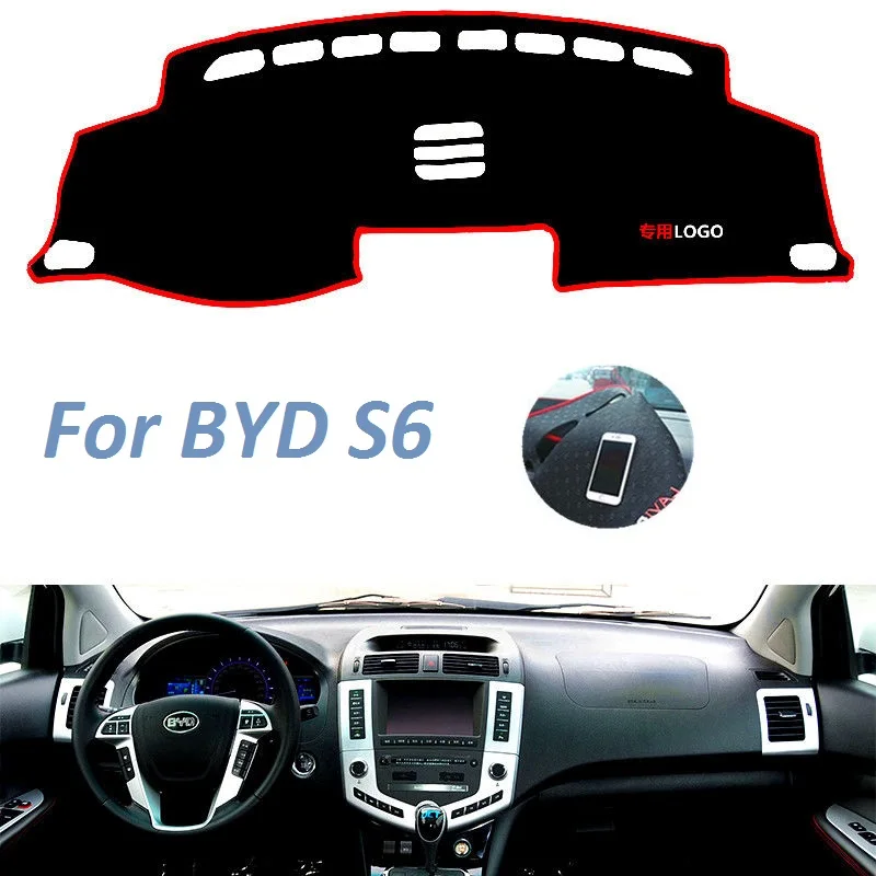 

Нескользящий коврик для приборной панели с левым и правым рулем для Byd S6