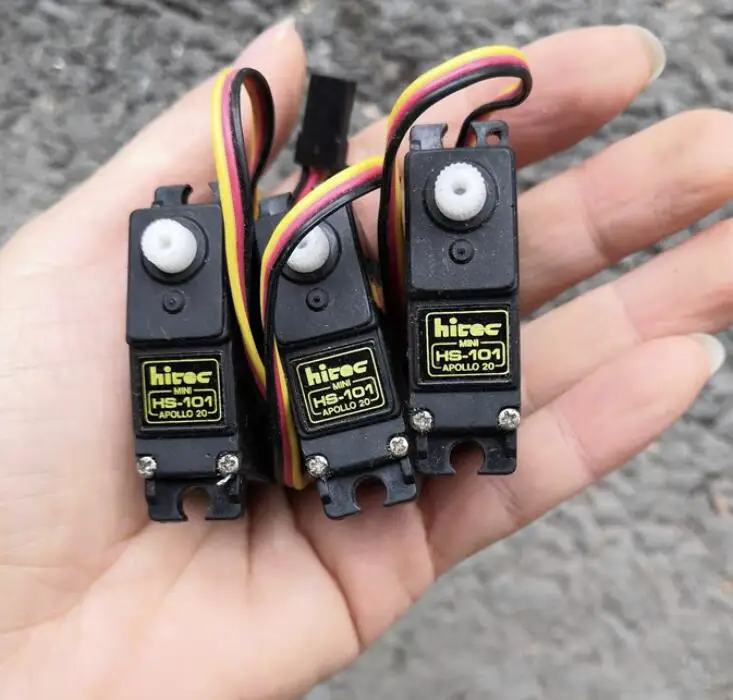 3pcs 95% new Hitec Mini HS-101 Apollo 20 RC Plane 0.93 oz (26.4 g) 28.00 oz-in (2.02 kg-cm) 0.16 sec/60° Servo without arms - купить по