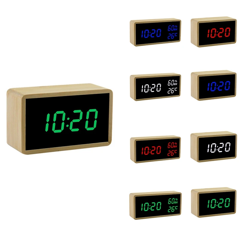 Smart Digital Alarm Clock For Kids Bedroom Battery LED Display Desk Clocks