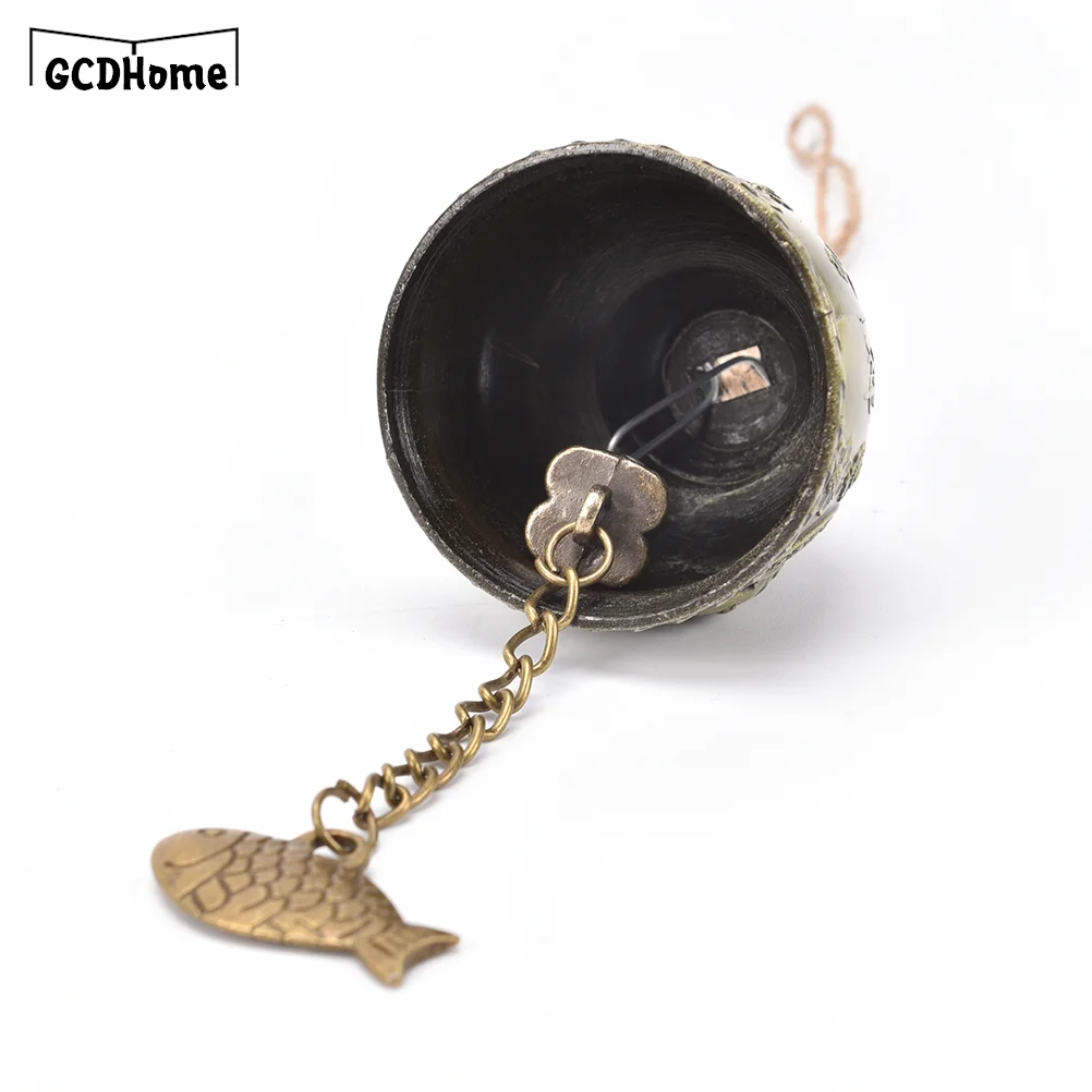 1PCS Gift Crafts For Good Luck Lucky Blessing Feng Shui Wind Chime Buddha Statue Pattern Bell Fortune Home Car Hanging Decor - купить по