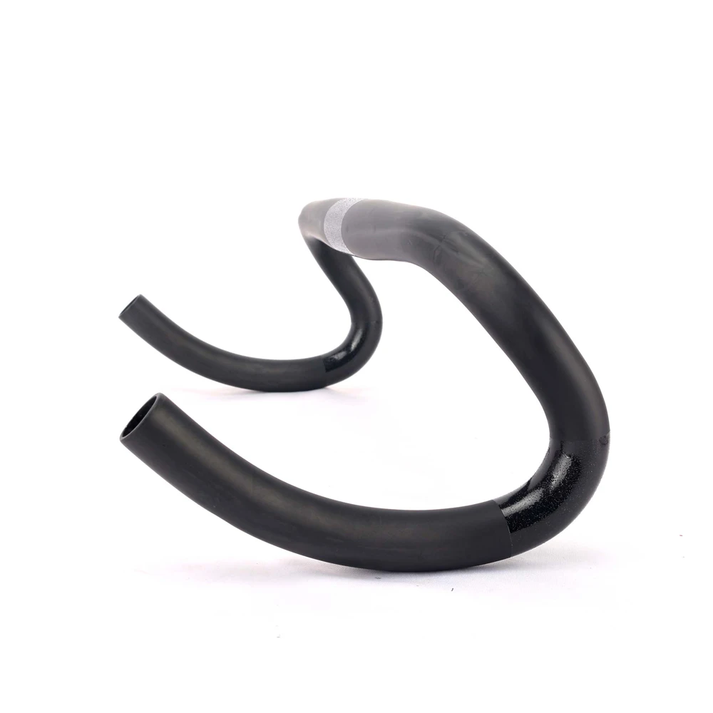 Руль Winow из углеродного волокна изогнутый стержень черная матовая отделка